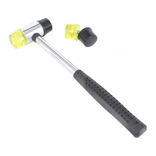 Miniatura 2 de Mazo De Goma Pequeño De 25 Mm, Cabeza Ligera De Goma Y Plástico, Antideslizante, Agarre Ergonómico, Duradero, Herramienta Sin Arañazos Para Montaje Y Reparación De Muebles