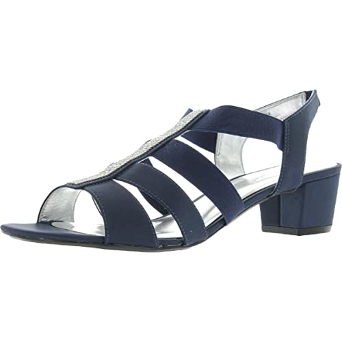 David Tate Damen Hello, Blau (Marineblau Fleck), 40 EU
