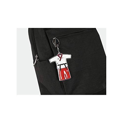 MOOTO Taekwondo Poomsae Uniform Key Ring Chain MMA Martial Arts Kick Boxing Karate Bag Accessories (3. Poom Male)