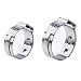 PEX Cinch Clamp 1/2-inch, 3/4-inch, 304 Stainless Steel, 60PCS Hose Clamp Kit, Single Ear Stepless Clip Rings PEX Pipe Assorted Kit (60 PCS)