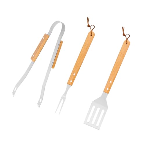Set de utensilios para parrilla BESPORTBLE acero inoxidable miniatura 1