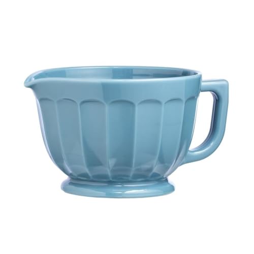 Mosser Glass 80oz Panel Batter Bowl Georgia Blue miniatura 1
