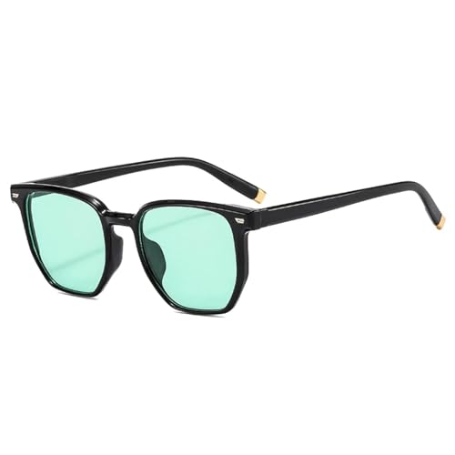 Lunettes de soleil rétro femme style océan verres transparents UV400