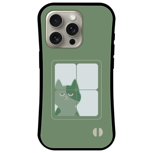 iPhone 17 Pro Max 用 ケース MagSafe 対応 カバー アクリル TPU Qi充電 吸着 磁石 マグネット 耐衝撃 バンパー ワイヤレス充電 マグセーフ アイフォン17プロマックス ifa097-s ねこ 猫 ネコ 動物