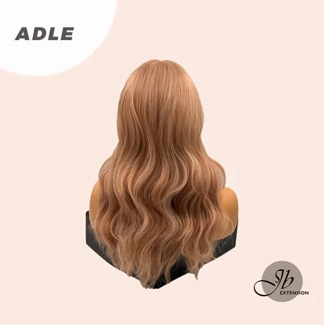 Miniatura 9 de ADLE - Peluca de encaje frontal para mujer, pelucas sintéticas naturales para uso diario (pelucas de cabello natural)