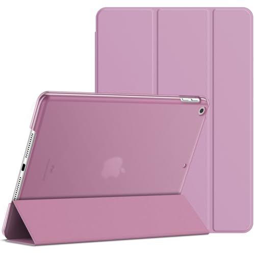 JETech Custodia per iPad 10,2 Pollici, 2021/2020/2019 Modello, 9/8/7 Generazione, Cover con Auto Svegliati/Sonno, Rosa