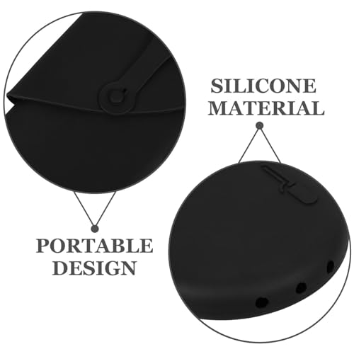 Bolso de silicona Ipetboom para plancha de pelo y rizador, resistente al calor, protector contra golpes y arañazos, ideal para viaje miniatura 2