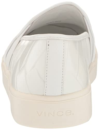 Vince Women's Blair Slip On Sneakers, Optic White Woven Leather, 5.5 #TOP2