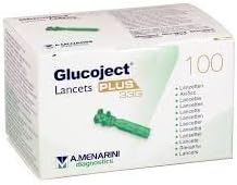 glucoject lancets plus 33g 100's