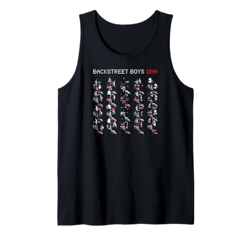 Image of Backstreet Boys DNA Red Steps Tank Top