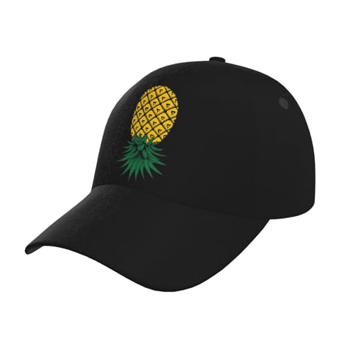 Upside Down Pineapple Baseball Hats for Men and Women - Classic Adjustable Hats
