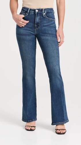 Blue Flare Jeans for Petite Women by good american2