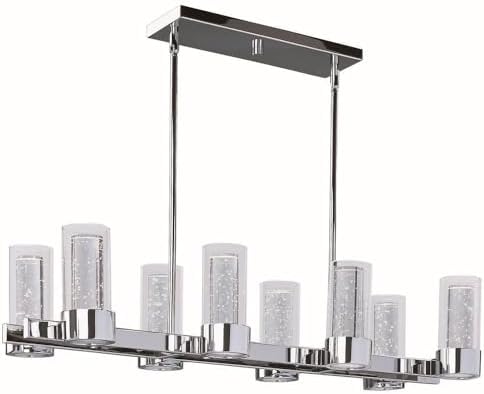 Maxim Sync-72W 16 LED Linear Chandelier in Contemporary style-11.5 Inches Wide by 7 inches high
