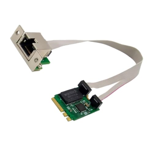 M.2 A+E 2.5G Ethernet Card RTL8125B Industrial Control Networks Card Industrial PCIExpress Networking Adapter Easy Installation miniatura 3