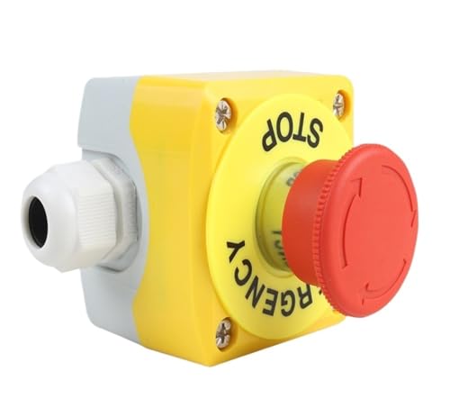 Boîte de commutation bouton-poussoir 22mm BE102C boîtier étanche