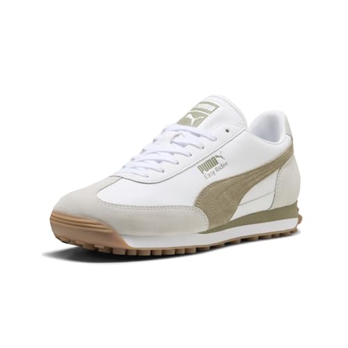 PUMA Mens Easy Rider Mix Lace Up Sneakers Shoes Casual - White2
