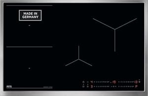 AEG Induktionskochfeld autark 70cm – Made in Germany – 4 Flex-Zonen mit Bridge (Kombination 2er Zonen) – Powerfunktion – SuperFlat Rahmen – Timer – Touch – kompatibel mit Haubenautomatik – TO74IB00UB