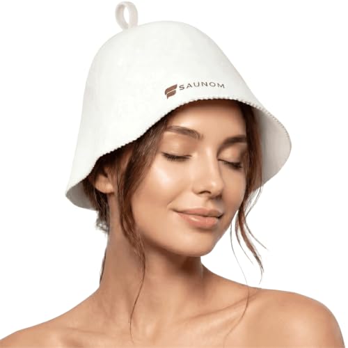 Premium Merino Wool Sauna Hat (2 Pack)