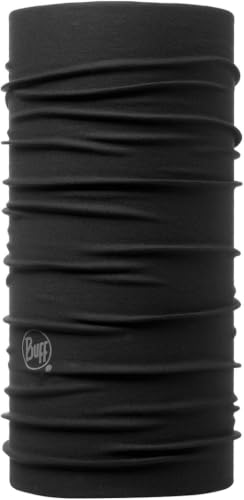 Buff Original EcoStretch Neck Gaiter, UPF 50 Sun Protection, Breathable, Versatile, Quick Dry Face Mask, Black, Adult Size