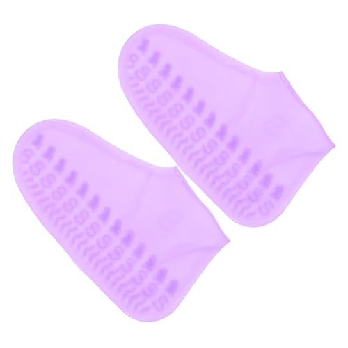 BESPORTBLE 2 pares - Protectores de zapatos para adultos, niños y niñas, diseño grueso para actividades al aire libre miniatura 1