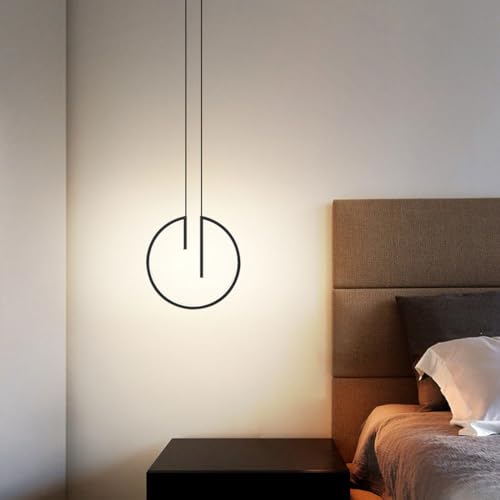 Suspension LED noire 17W industrielle à hauteur réglable et intensité variable - 5