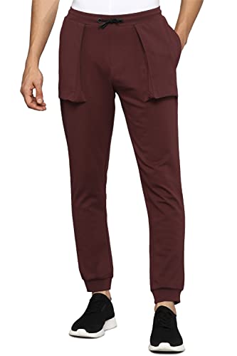 Image of Allen Solly Men's Regular Fit Mid Rise Track Pant