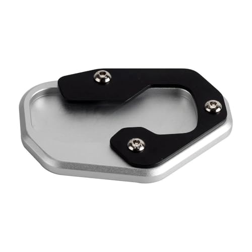 Béquille de moto Pan America 1250 plaque support aluminium CNC haute précision argent