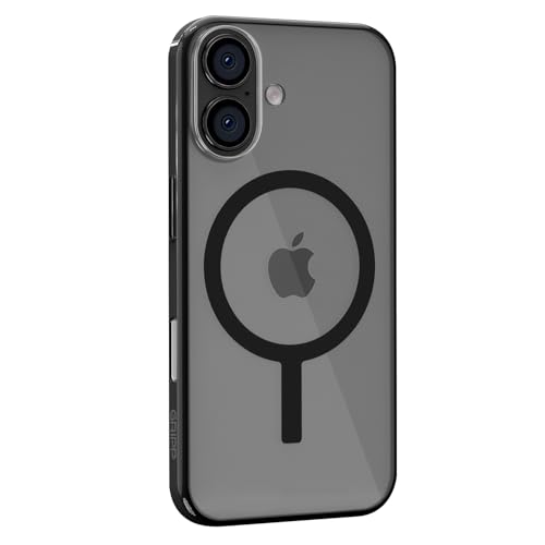 Image of GRIPP Flex Case Compatible with Mag-Safe for iPhone 17 | 6ft Drop-Tested with D30 Tech, Transparent Back, Scratch Resistant, Anti-Yellowing, Raised Camera Edges, Anti-Slip Back Cover - Black