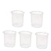 New Lon0167 5pcs 250mL Featured Plastic Volumetric Measuring reliable efficacy Cup Container Laboratory Beaker Clear(id:196 d9 2b 3ca)