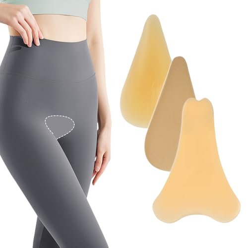 XFSRG 3 Piezas Camel Toe Concealer Mujer Almohadillas Invisibles Adhesivas de Silicona Reutilizables Anticameltoe para Leggings Bikinis Bañadores y Pantalones de Yoga