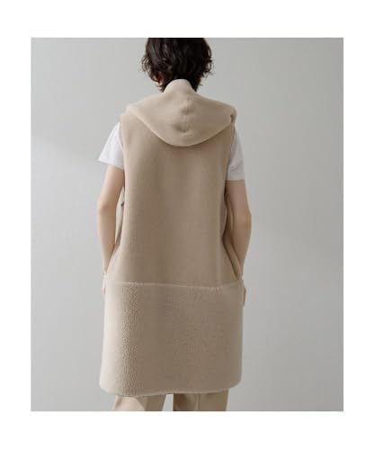 Whim Gazette] [ウィムガゼット] 【THE PAUSE】ボアフードロングジレ