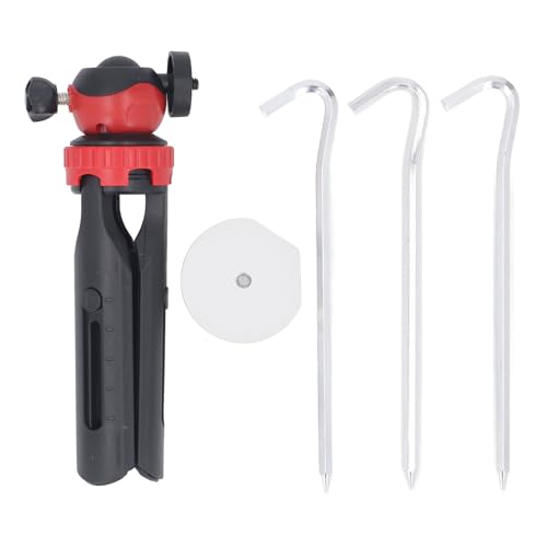 Trépied d'antenne mini réglable en alliage d'aluminium avec adaptateur argent - 6
