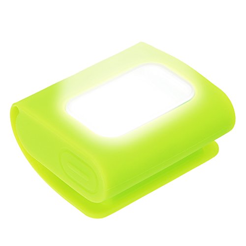 LED Safety Light - Clip On to Stay Safe and Be Seen at Night - Great for Running, Walking, Kids, Dogs, Hiking, Camping or Bike - USB rechargeable, Super Bright, Compact and Lightweight (Yellow)