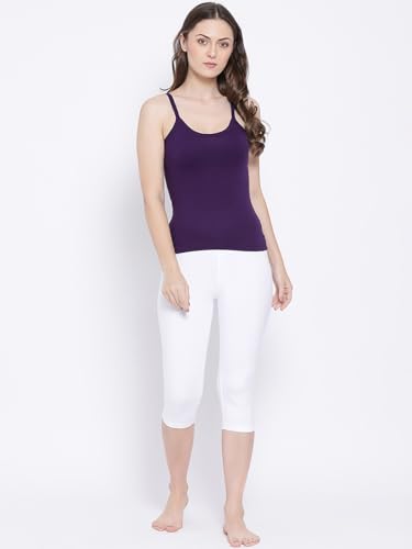 Image of Rupa Softline Women Super Combed Cotton Camisole, Under-Shirt, Stretchable and Body-Hugging, Pack of 5
