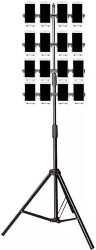 Adjustable Metal Phone Tripod Stand - Universal Mobile Holder for Video Recording, Live Streaming, Online Classes & Vlogging - Compatible with All Smartphones