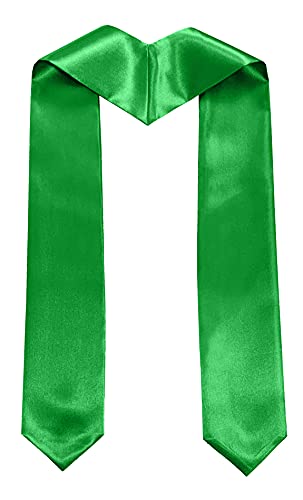 Image of Plain Graduation Stole Sash 60 Inch Unisex Adults Solid