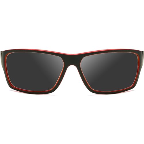 Image of Full lens Polarized Reading Sunglasses for Men Driving Running Sports Reader Square UV Protection Style Unisex