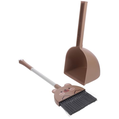 Abaodam 幼児用掃除 ほうきとちりとり 幼稚園クリーニングツール 素材 な仕上げ エルゴノミクス設計 大掃除用 家事参加促進