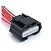POAHBXC 1 Set 6 Pin Car Meter Throttle Electrical Connectors Female Wire Harness for 7283-8850-30 (10 Sets)(20 Sets)