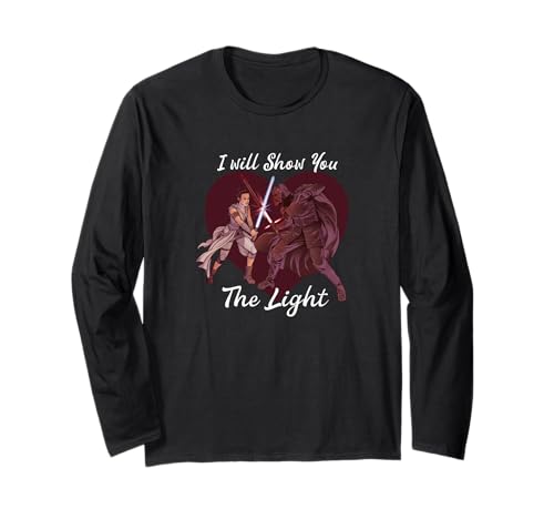 T-shirt Star Wars Kylo Ren Rey manche longue pour la Saint-Valentin