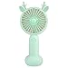 kemelo Uroczy okrągły kształt przenośny wentylator mały rogi róg dekoracyjny ręczny chłodziarka powietrza, elektryczna chłodziarka wentylatora, zielony