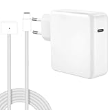 Mac Book Pro Air Ladekabel, 96W USB-C auf Magnetic 3 MacBook Ladegerät Netzteil fur M5 M4 M3 M2 M1 2026 2025 2024 2023 2022 2021 Kompatibel mit MacBook Air 15/13, MacBook Pro14 mit 2M Kabel