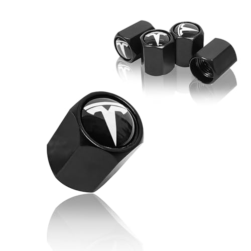 Eaglewireless 5 Pack Tire Valve Stem Caps Leakproof Aluminum Chrome Tire Valve Caps with Rubber...