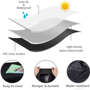 Wb Weirdbeast Foosball Cover Foosball Table Cover Protection Waterproof Outdoor/Indoor Uv Resistant thumb #1