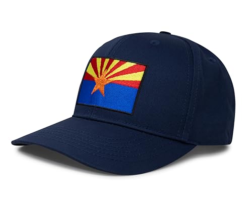 Image of International Tie State Hat for Men and Women, Adjustable Snapback Trucker Baseball Cap with Embroidered Patch