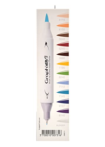 GRAPH'IT Brush - Set di 12 pennarelli a doppia