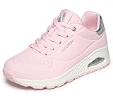 Skechers Uno Golden Air Baskets pour Femme, Light Pink Durabuck/Mesh Trim, 38 EU