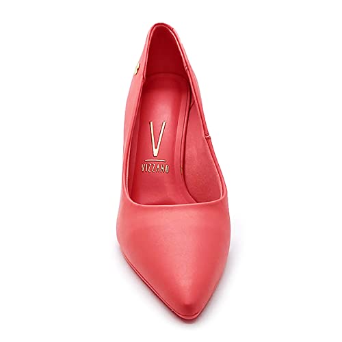 Scarpin Vizzano Salto Alto Feminino, Laranja, 35