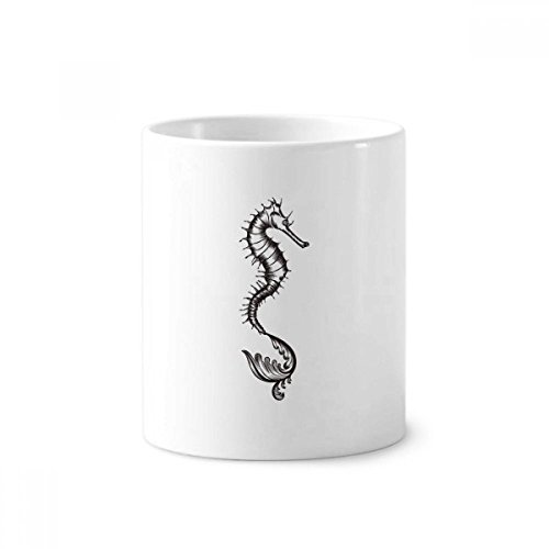 Cadeau tasse hippocampe originale en céramique blanche pour anniversaire