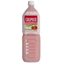 Calpico Soft Drink, Strawberry, 50.67-Ounce Pack of 2